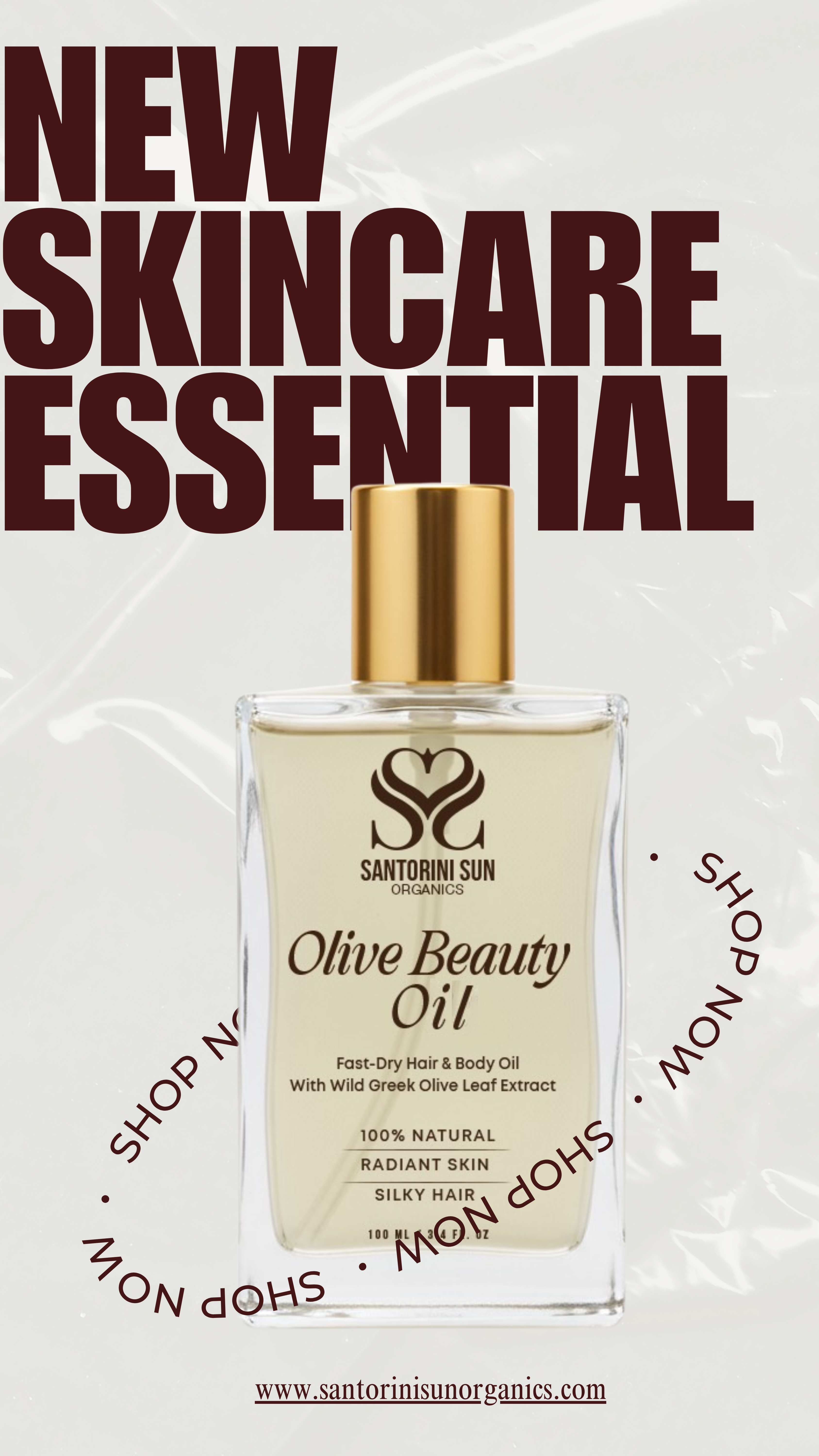 Santorini Sun Olive Beauty Oil