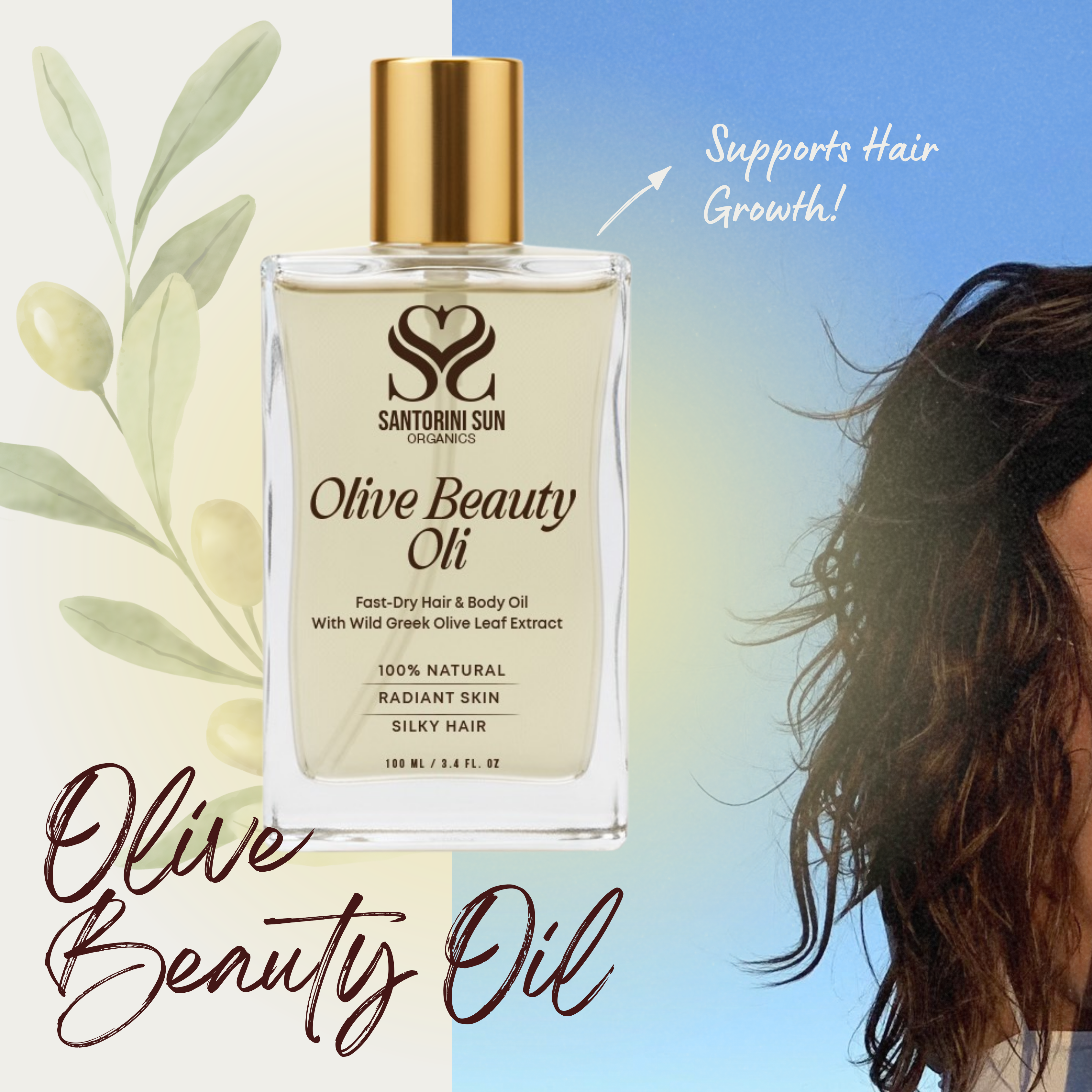 Santorini Sun Olive Beauty Oil