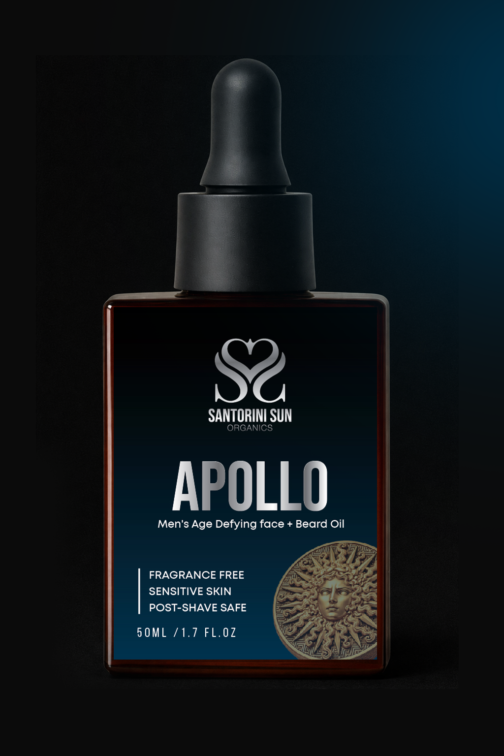 Apollo Age defying mens face & beard oil 50ml
